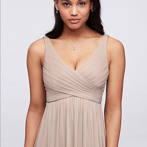 REDUCED- Long Mesh Dress w/Cowl Back - Picture 2 of 6